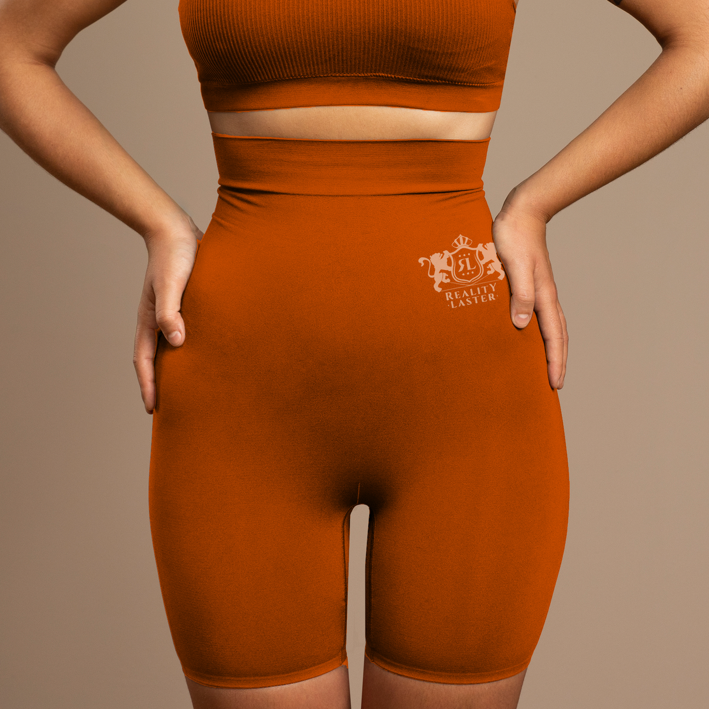 Women's Reality Laster Biker Shorts High Waisted