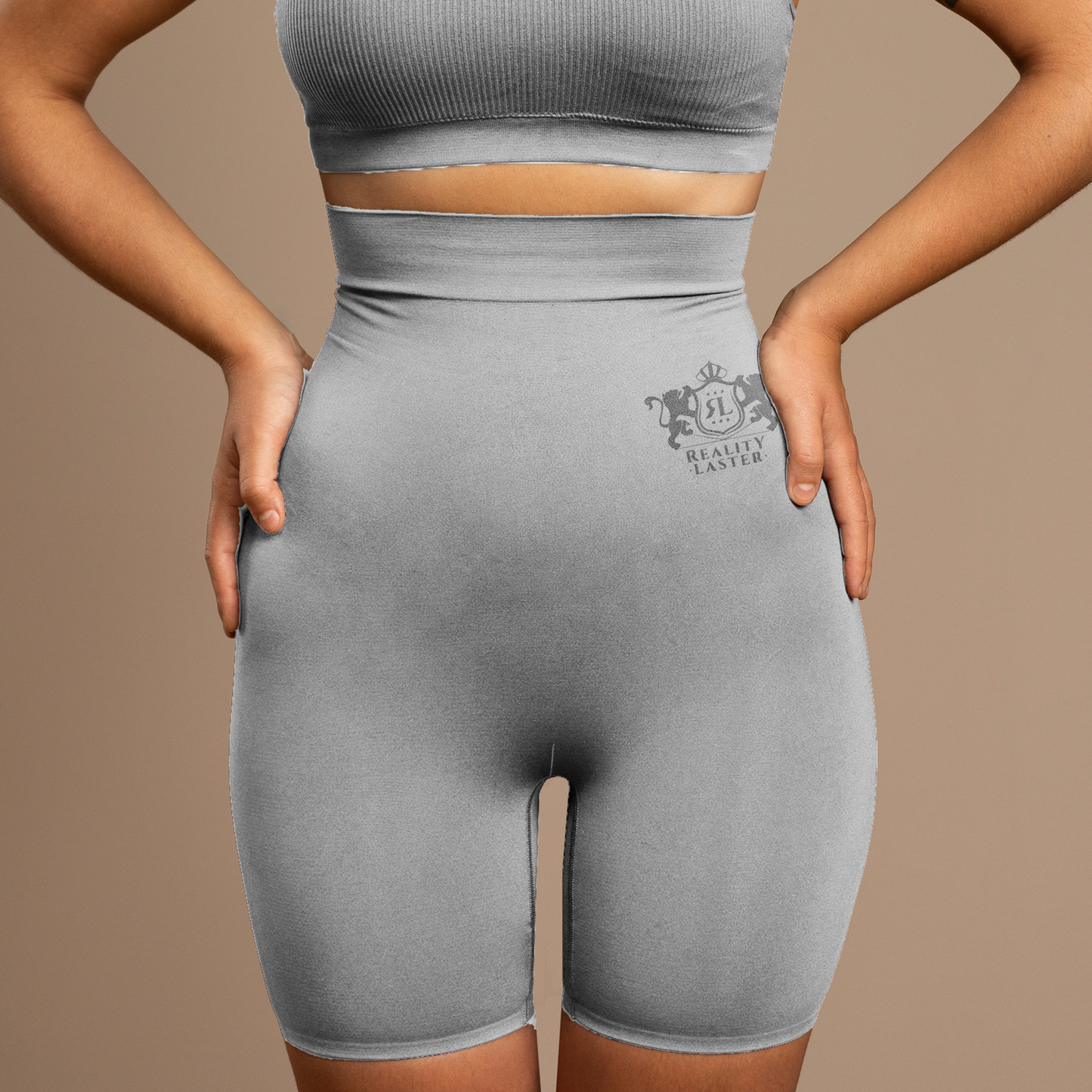 Women's Reality Laster Biker Shorts High Waisted