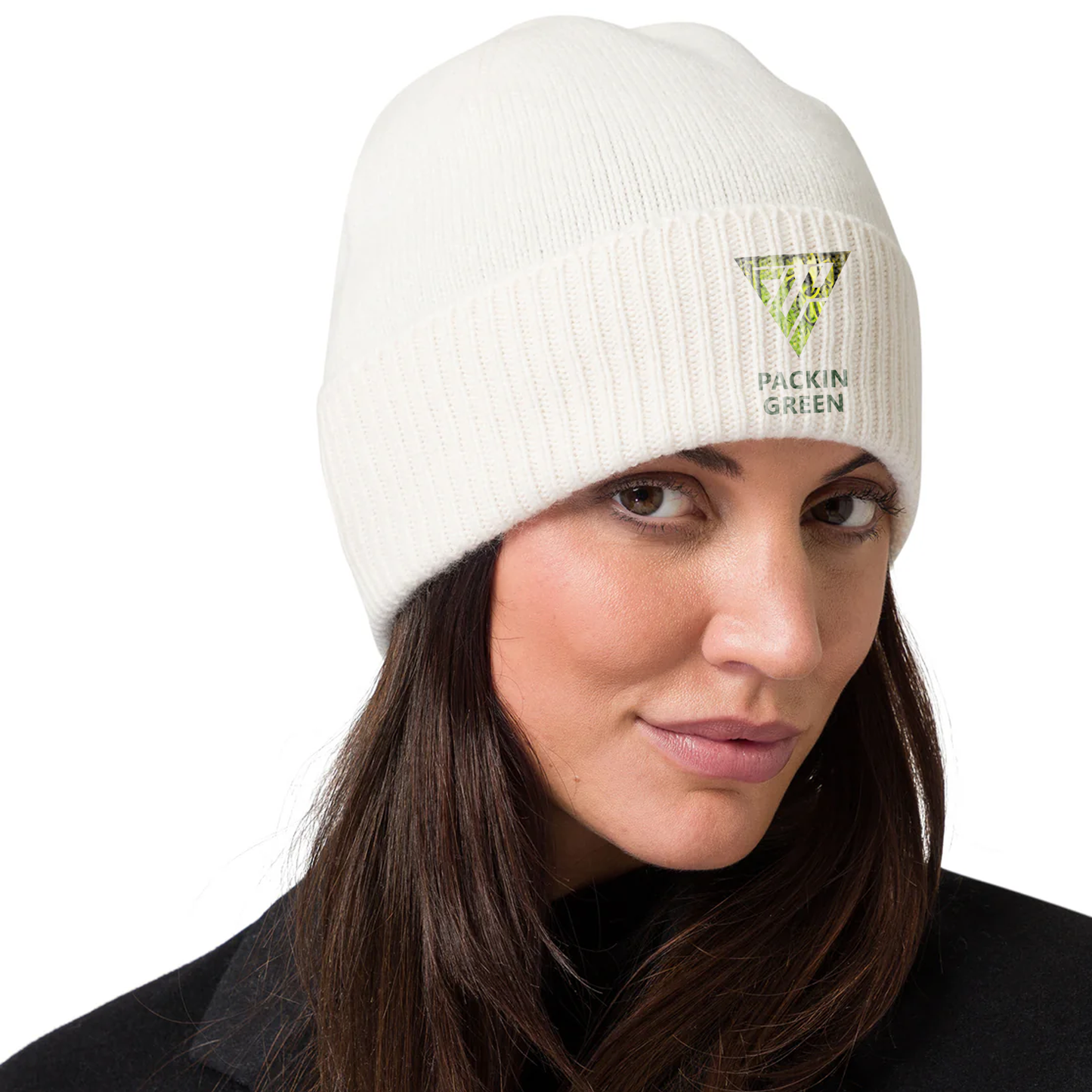Women's Packing Green Skull Cap