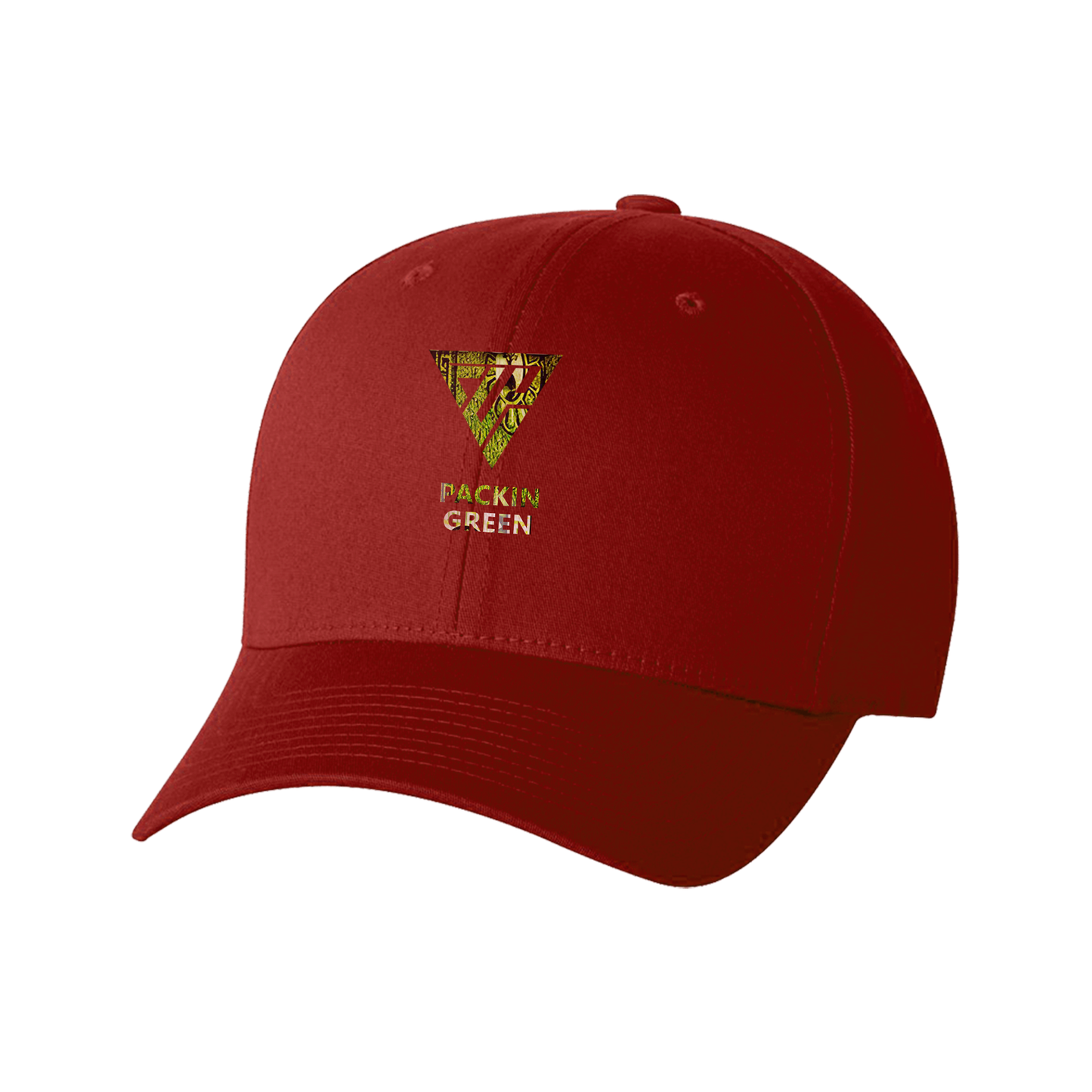 Men's Red Packin Green Snap Back Baseball Cap