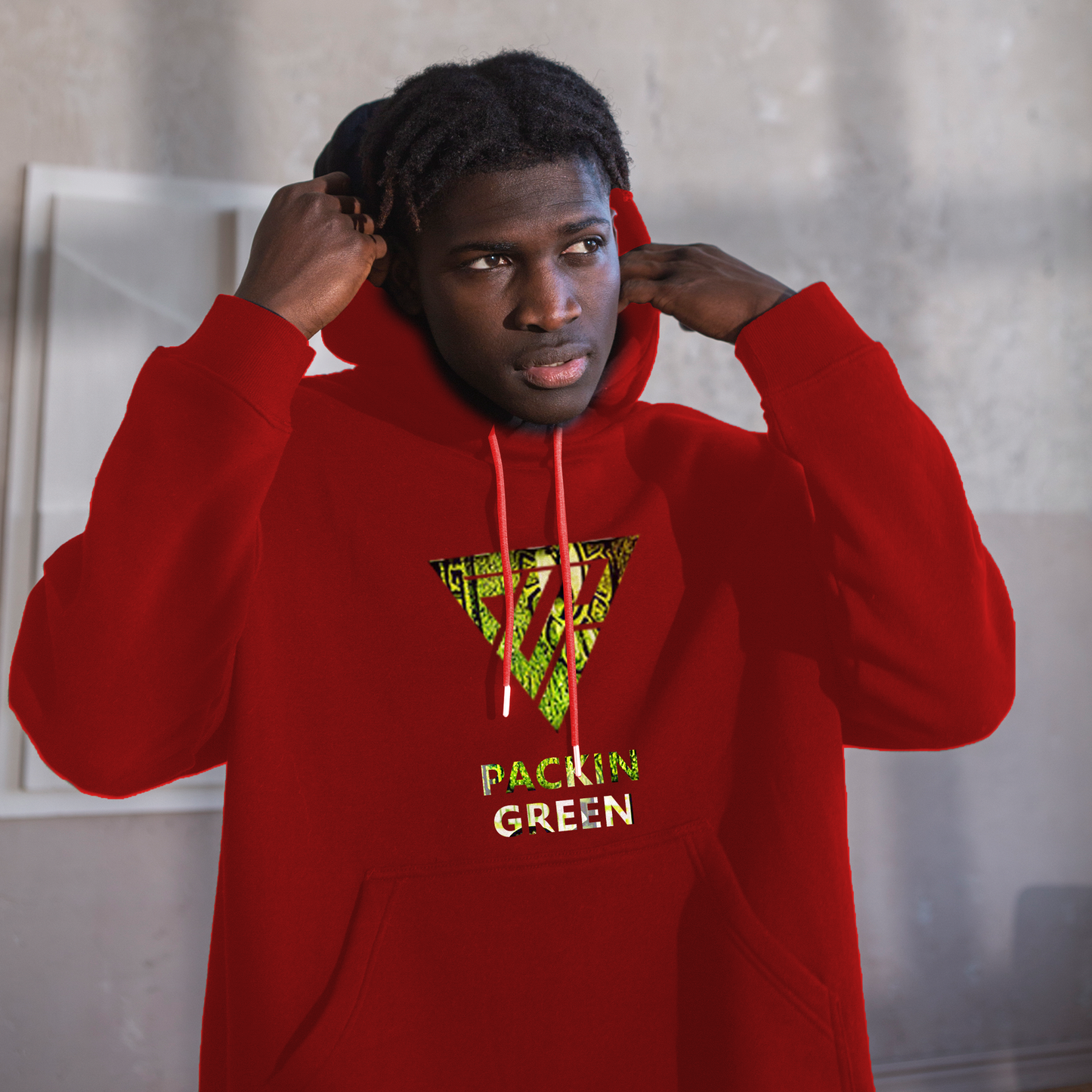 Men's Packing Green Hoodie/Pullover