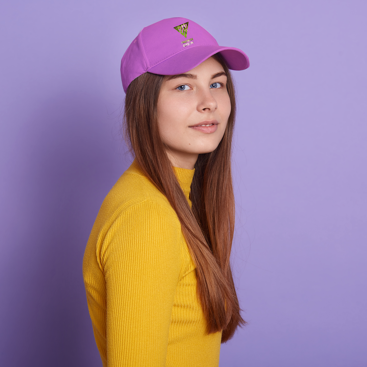 Woman's Packing Green Snap Back Baseball Cap