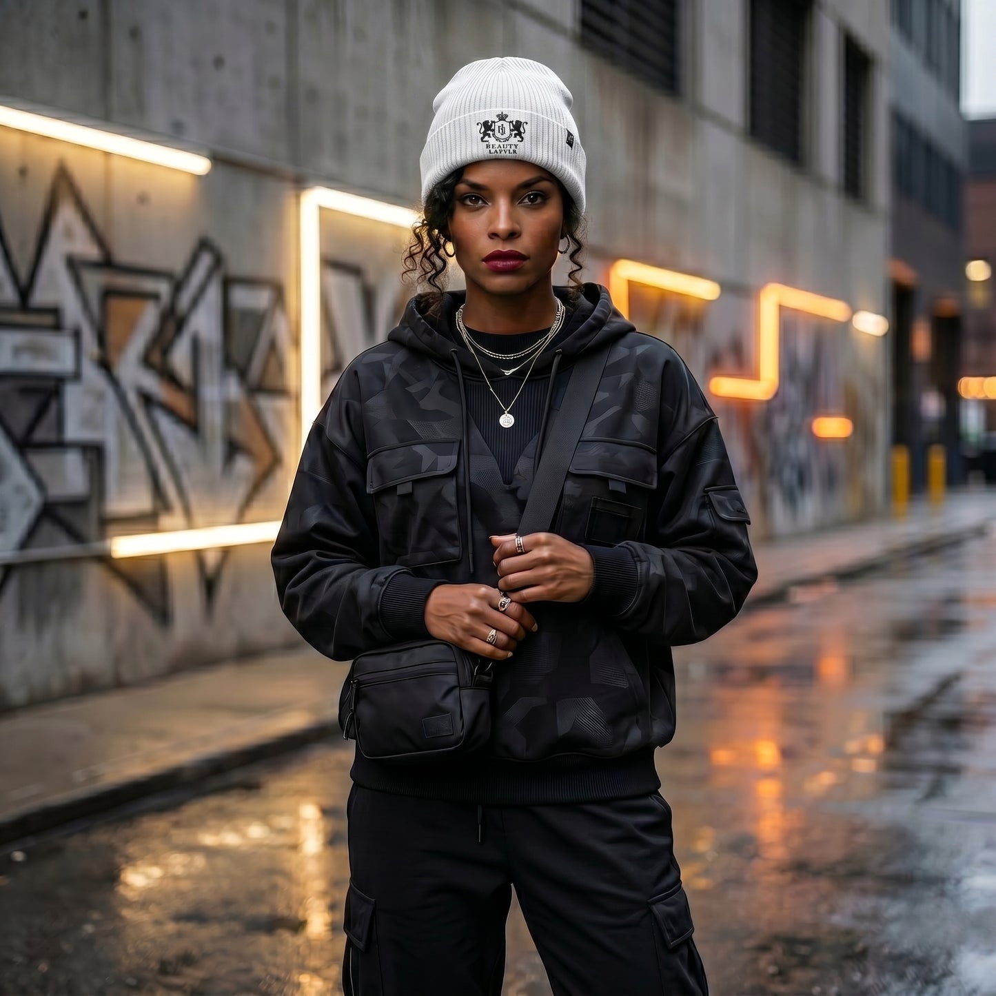 Women's Reality Laster Skull Cap