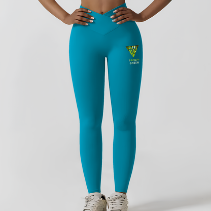 Woman's Packin Green Yoga Pants