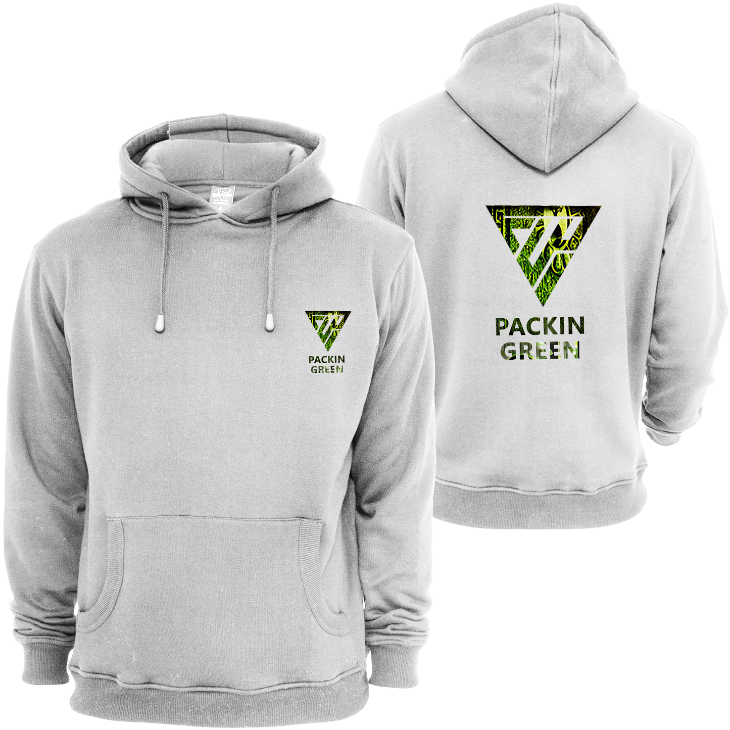 Men's Packin Green Hoodie/Pullover (White)