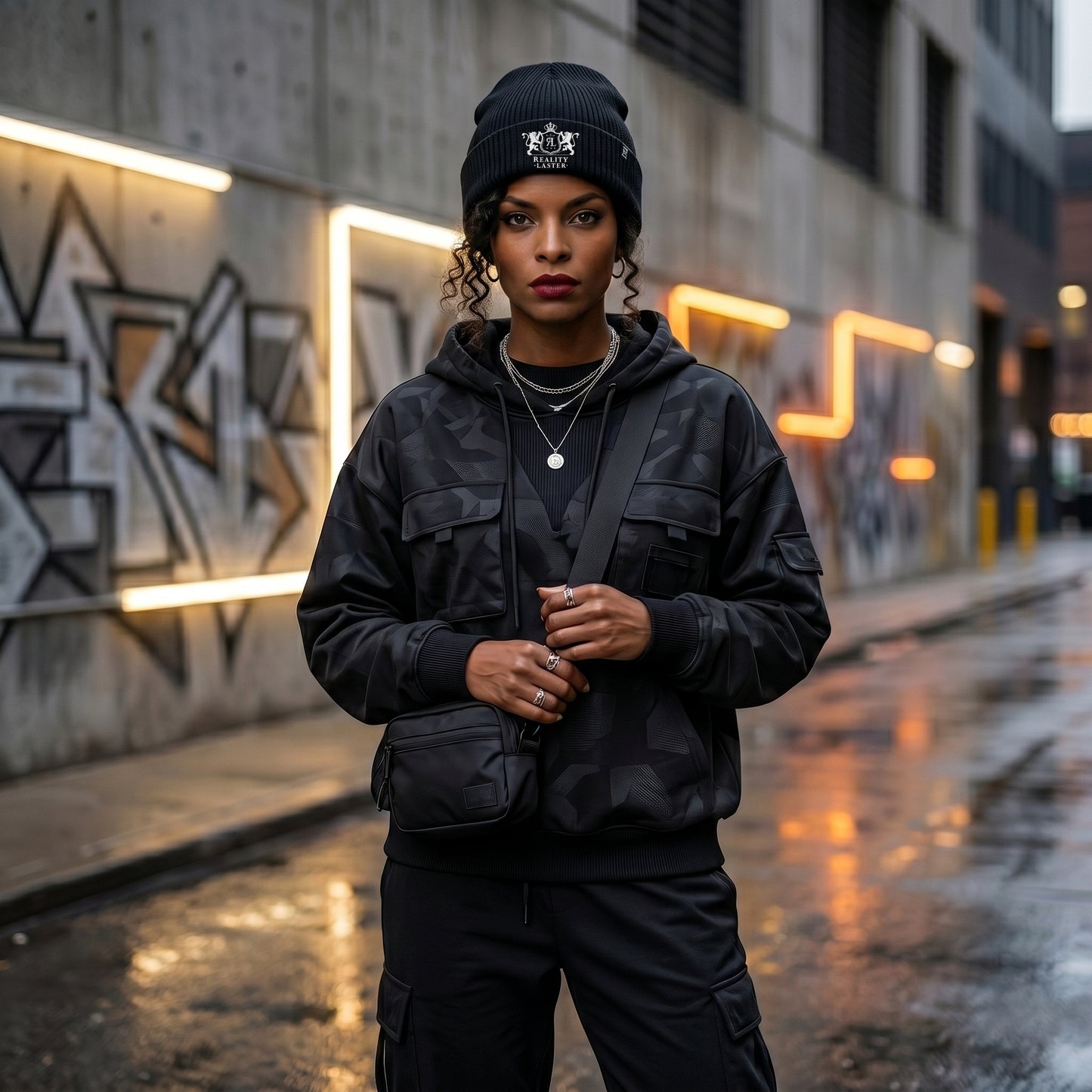 Women's Reality Laster Skull Cap
